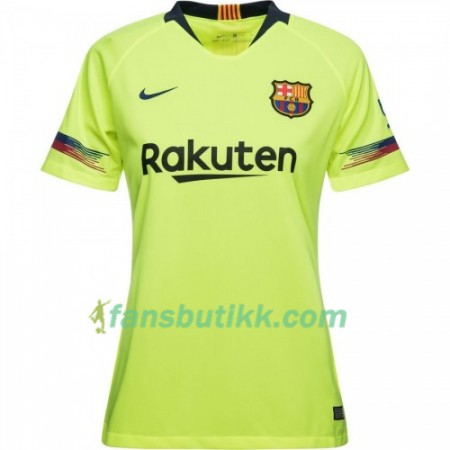 Fotballdrakt FC Barcelona Dame Bortetrøye 2018-2019 Kortermet